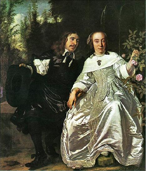 Bartholomeus van der Helst Abraham del Court and his wife Maria de Keerssegieter Germany oil painting art